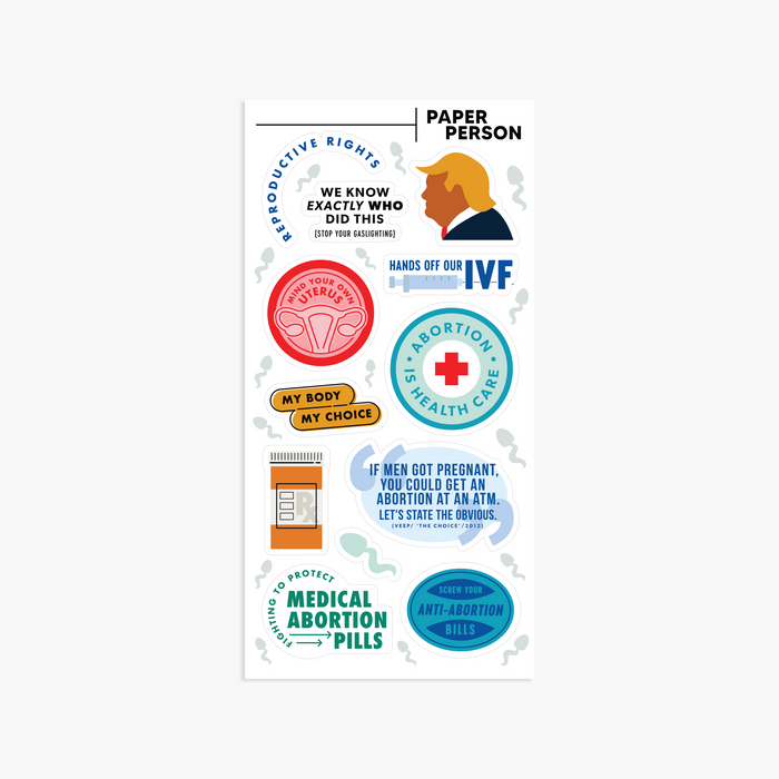 Reproductive Rights Sticker Sheet