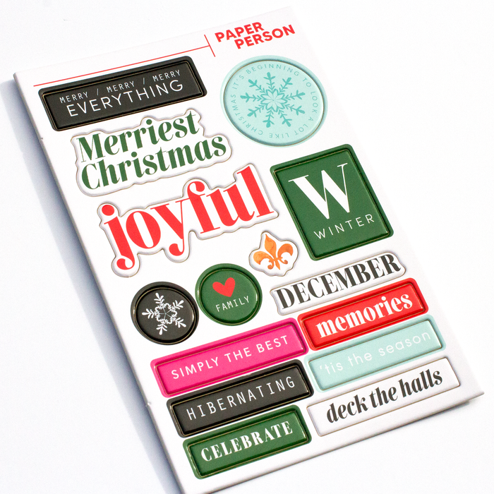 Holiday: Winter Wishes Chipboard Stickers