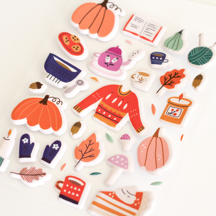 Autumn Puffy Stickers