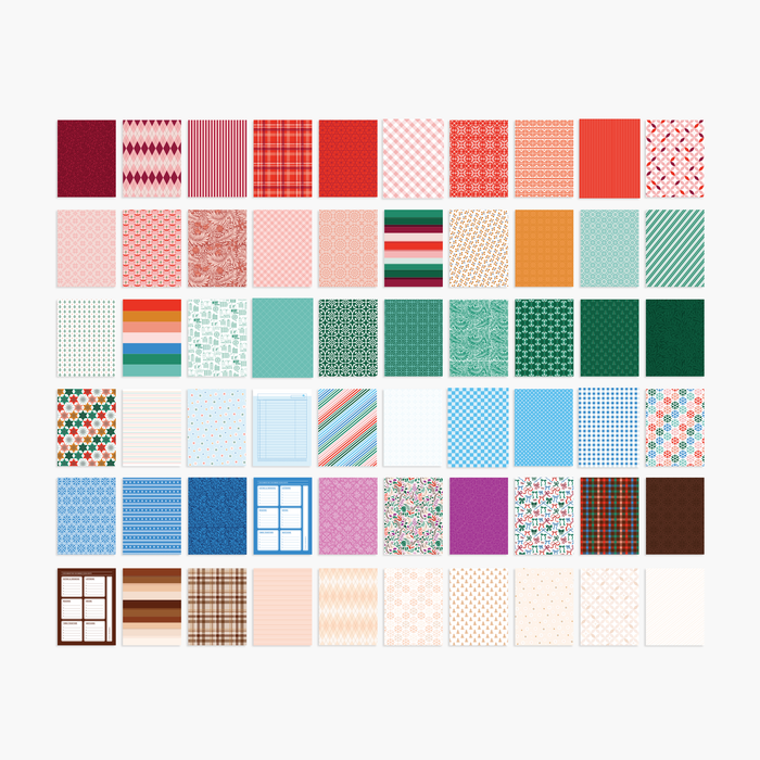 6x8 Holiday Paper Pack