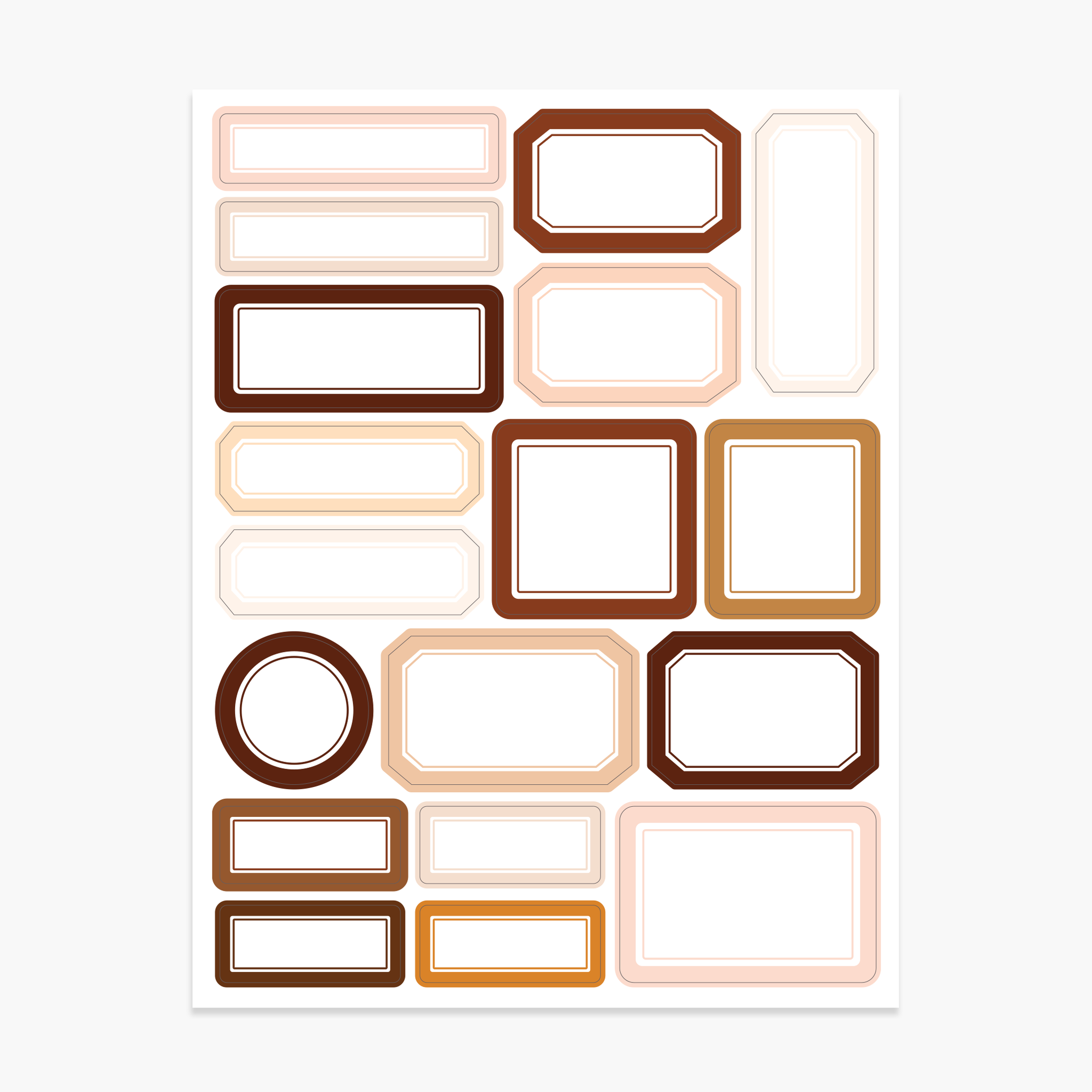 Neutral Label Stickers – Paper Person