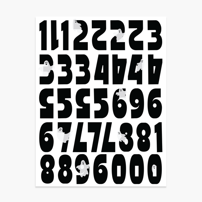 Beware Number Rub-ons