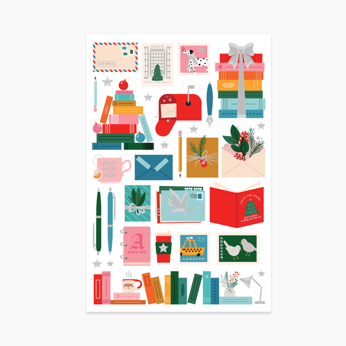Holiday: Paper Person Rub-ons