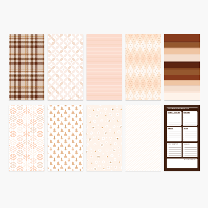 Operation: December Traveler's Notebook Papers