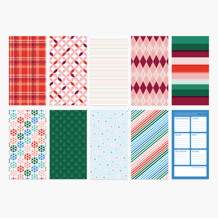 Operation: December Traveler's Notebook Papers