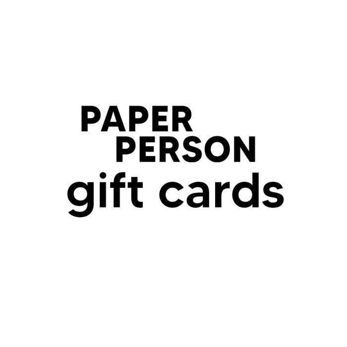 Paper Person Shop Gift Card